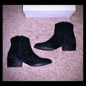 Forever 21 Faux Suede Ankle Boots